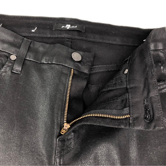 7 For All Mankind Women’s Stretch Skinny Jeans Sz 26 - Picture 5 of 8